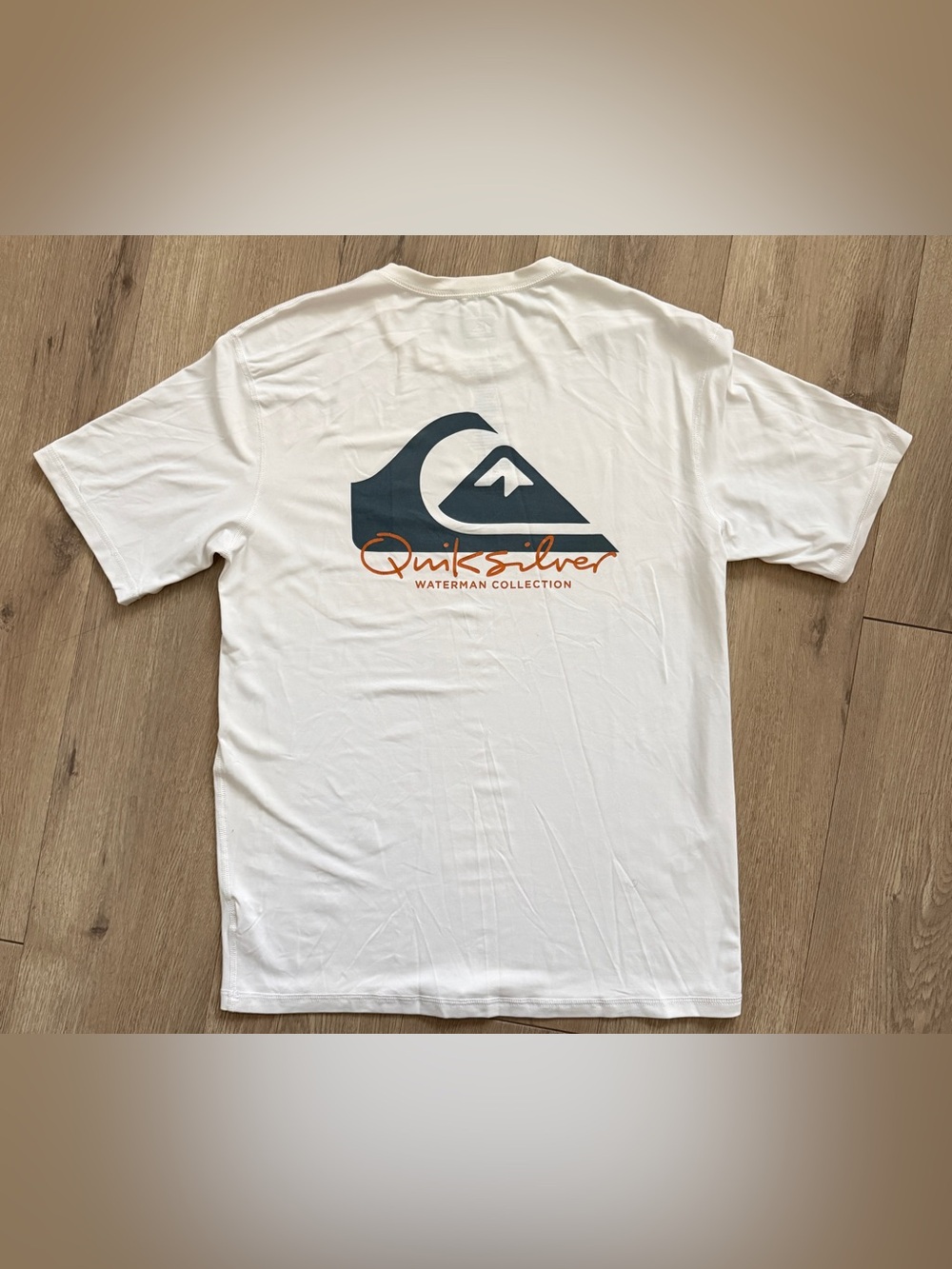 QUIKSILVER Waterman Collection Mens Short Sleeve Shirt Surf Jersey Size Small